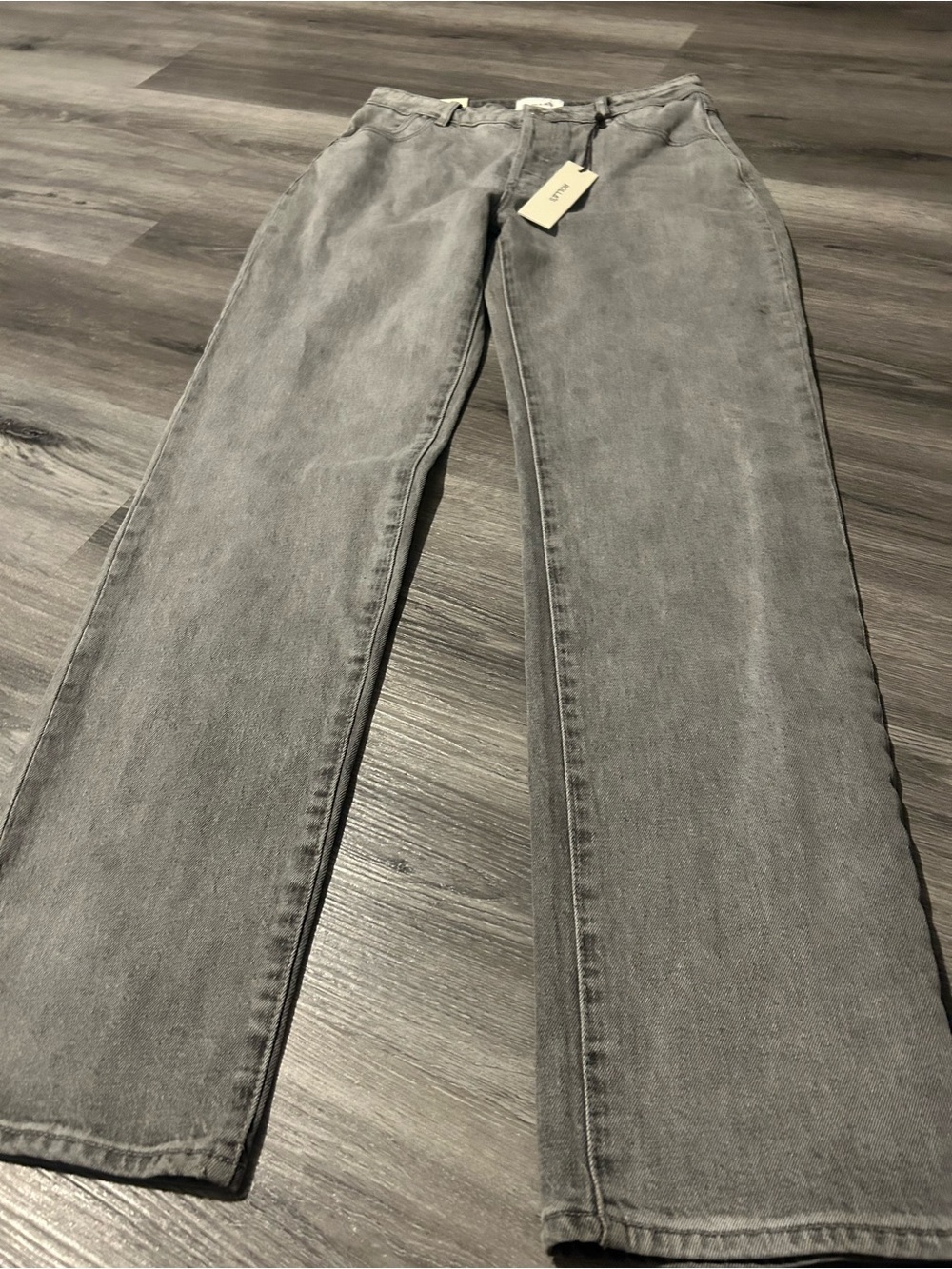 ROLLA'S Gray Classic Straight Jeans